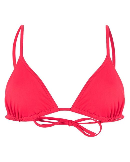 Eres Pink Mouna Bikini Top With Thin Straps