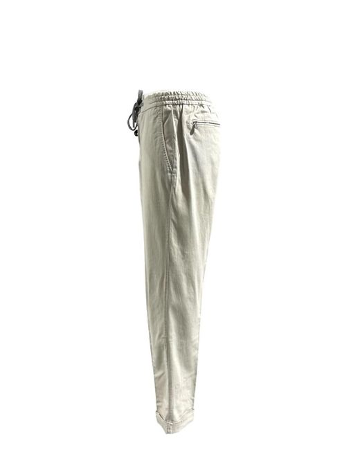 Marco Pescarolo Gray Trousers for men