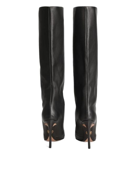 Dolce & Gabbana Black Devotion 105Mm Knee-High Boots