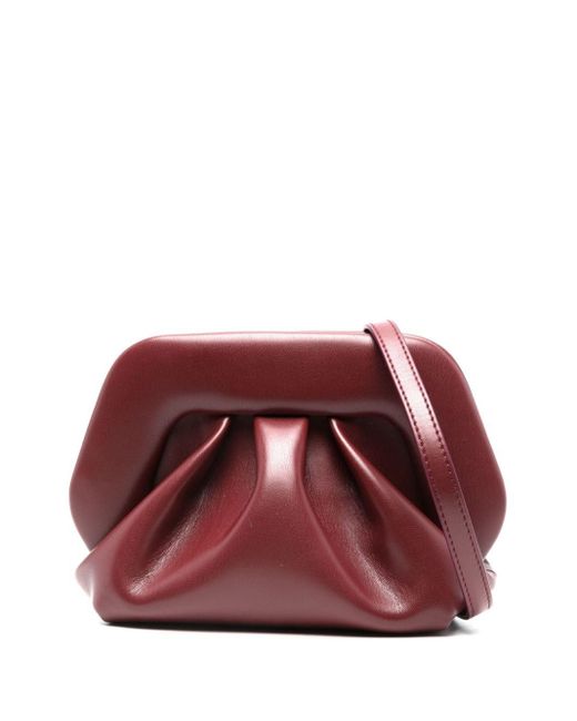 THEMOIRÈ Purple Recycled Polyurethane Gea Hammered Clutch