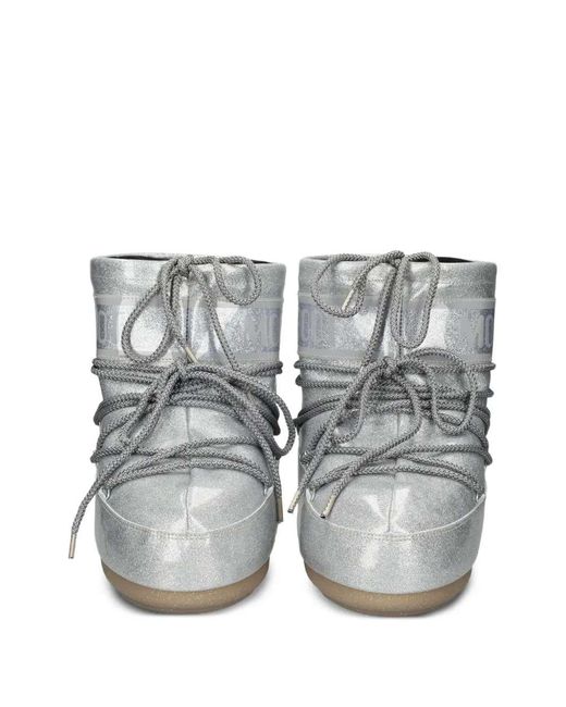 Moon Boot Gray Icon Low Boots