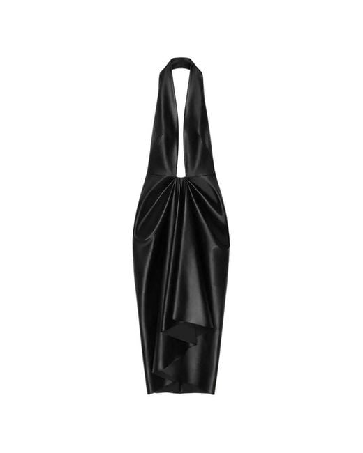 Givenchy Black Long Draped Dress