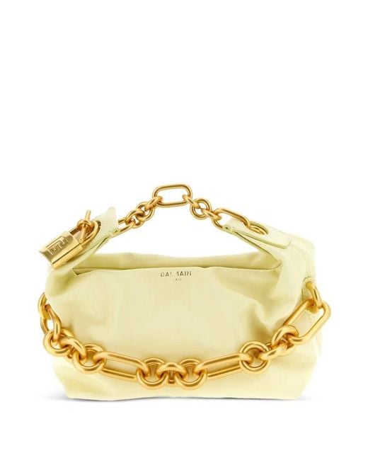 Balmain Metallic Sync Mini Tote Bag