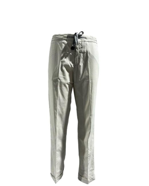 Marco Pescarolo Gray Trousers for men