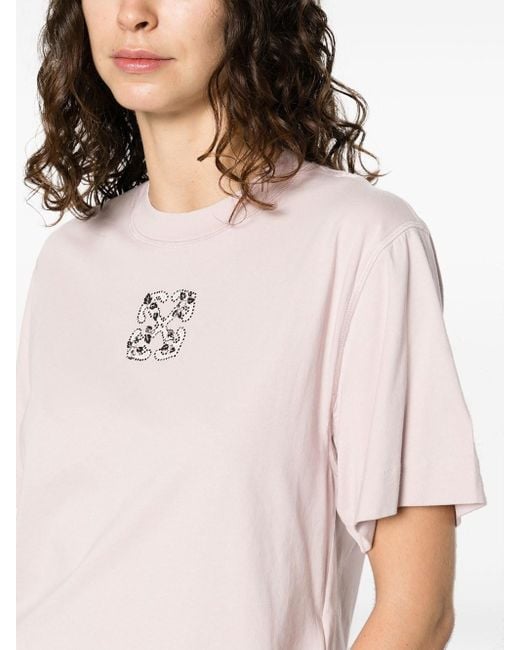 Off-White c/o Virgil Abloh Pink Off- Sparkling Arrow T-Shirt