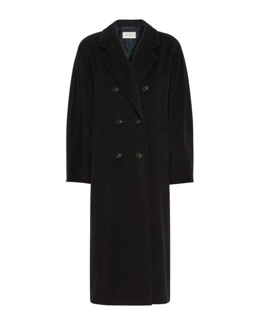 Max Mara Black Double-Breasted Coat
