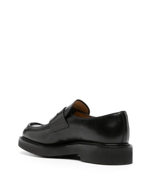 Church's Black Leather Moccasins for men