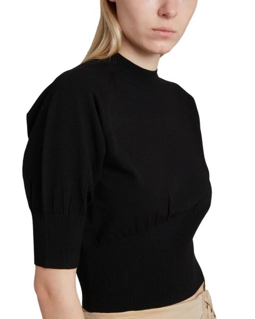 Dries Van Noten "taleen" Sweater In Black Fabric