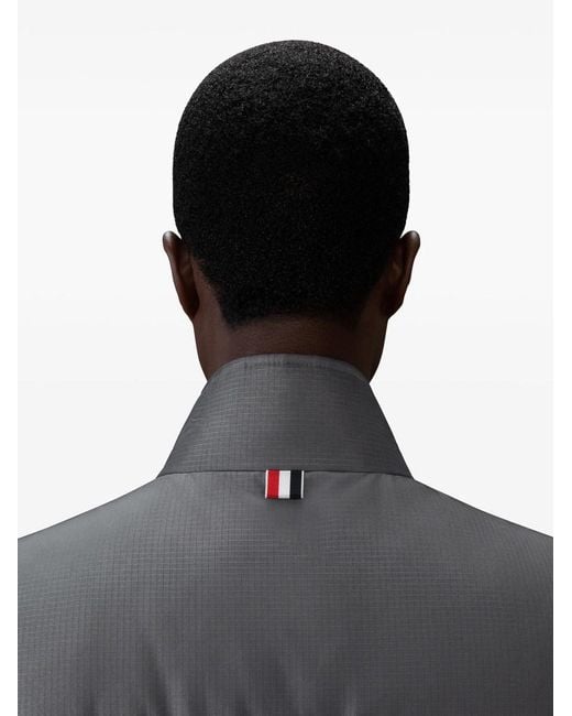 Thom Browne Black Vest With 4 Side Pockets for men