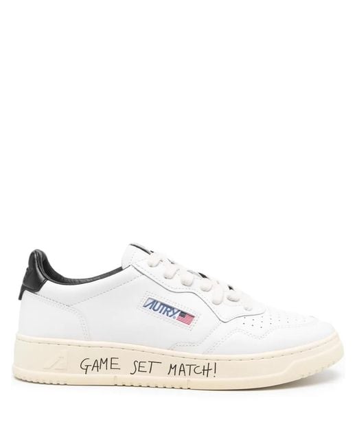 Autry White Medalist Trainer for men