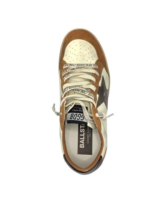 Golden Goose Deluxe Brand Multicolor Ballstar Nappa Suede Upper With Laminated Star Heel Toe A for men
