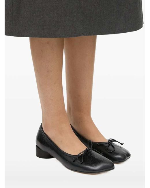 MM6 by Maison Margiela Brown Knotted Pumps