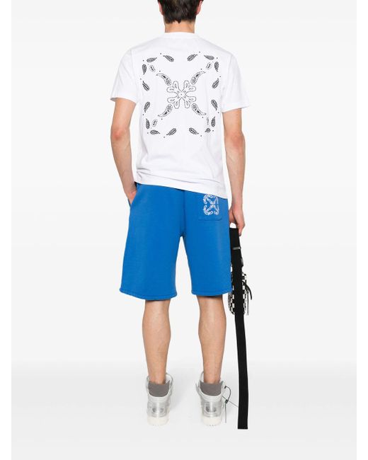 Off-White c/o Virgil Abloh White Arrow Skate Bandana T-Shirt for men