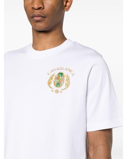 Casablancabrand White Joyaux D`Afrique T-Shirt for men
