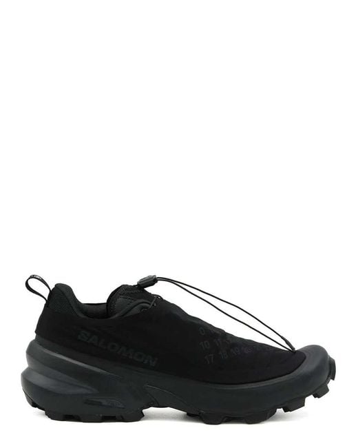 MM6 MAISON MARGIELA X SALOMON Black Mm6 Maison Margiela X Salomon Lace-Up Sneakers for men
