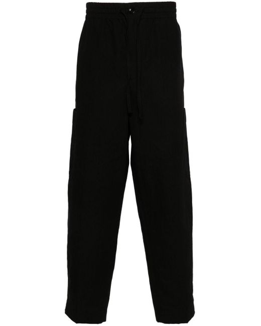 Pantaloni Con Coulisse di KENZO in Black da Uomo