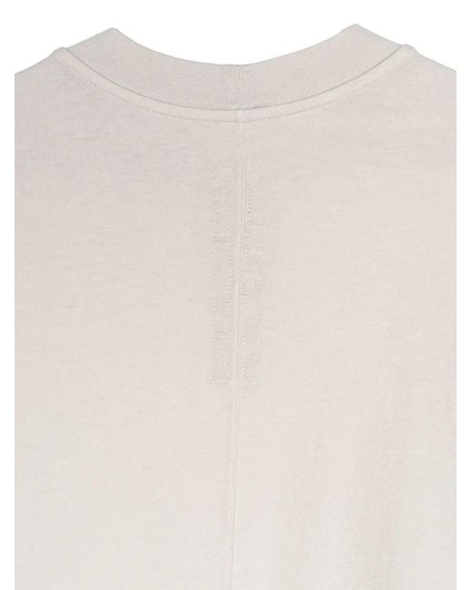 Rick Owens White Webbing-Strap T-Shirt for men