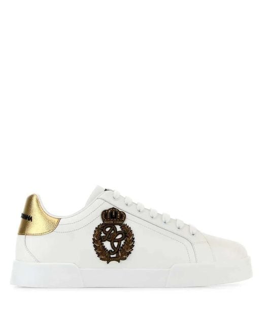 Dolce & Gabbana White Dolce & Gabbana Portofino Sneakers for men