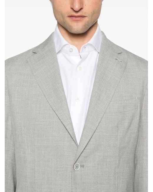 Eleventy Gray Melange Two Piece Suit for men