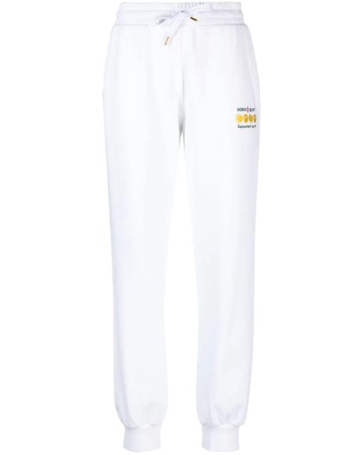 Pantaloni Sportivi di Casablancabrand in White