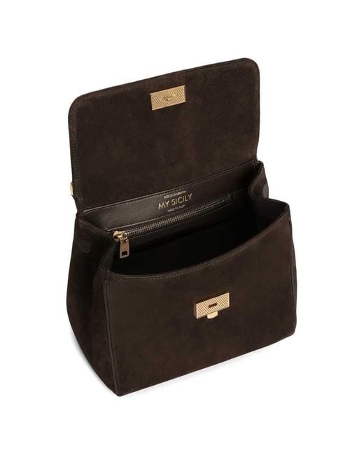 Dolce & Gabbana Black Small My Sicily Bag