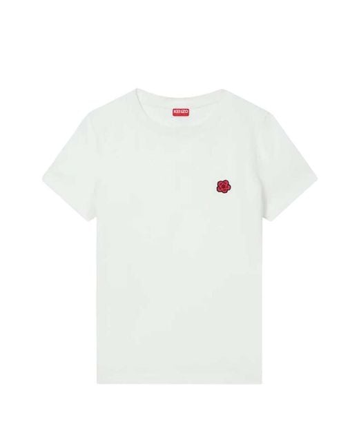 KENZO White T-Shirt With Decoration