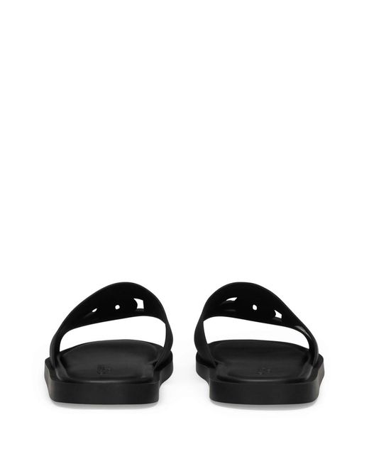 Dolce & Gabbana Black Polyethylene Slides Shoe for men