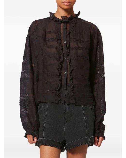Isabel Marant Black Peline Top