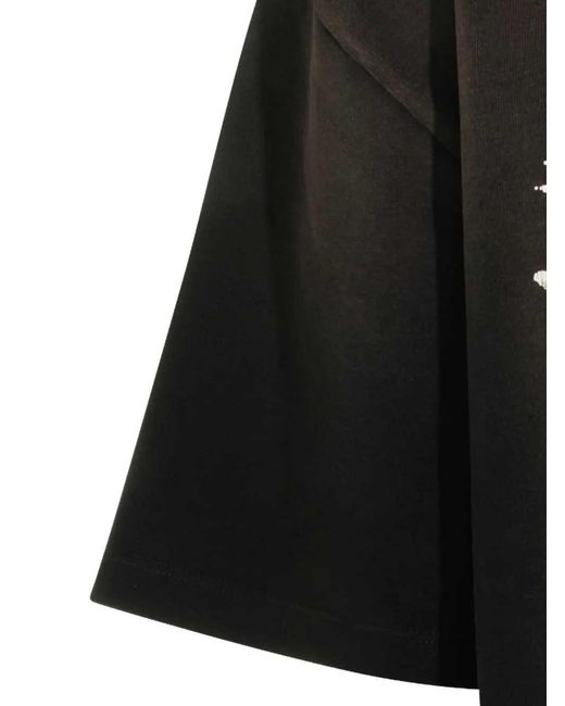 Amiri Black Oversized Massachusetts Eagle T-Shirt for men