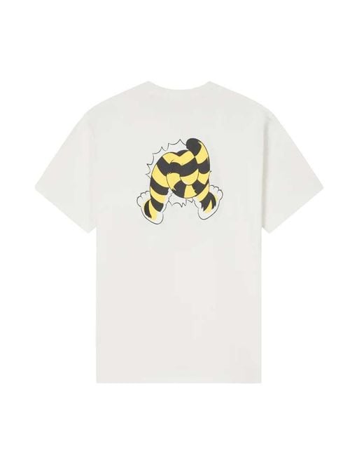 KENZO White Wild Tiger Loose-Fit Cotton T-Shirt