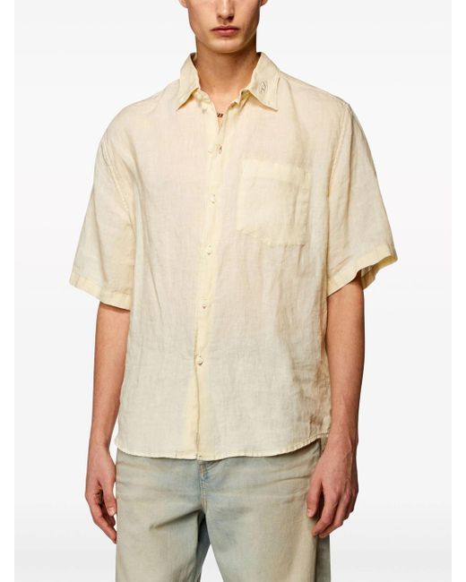 DIESEL Natural S-Emil Short-Sleeved Shirt for men