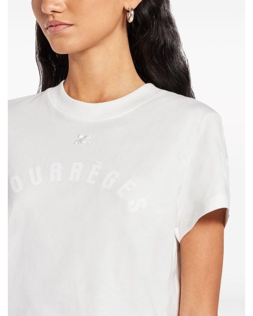 Courreges White T-Shirt Ac