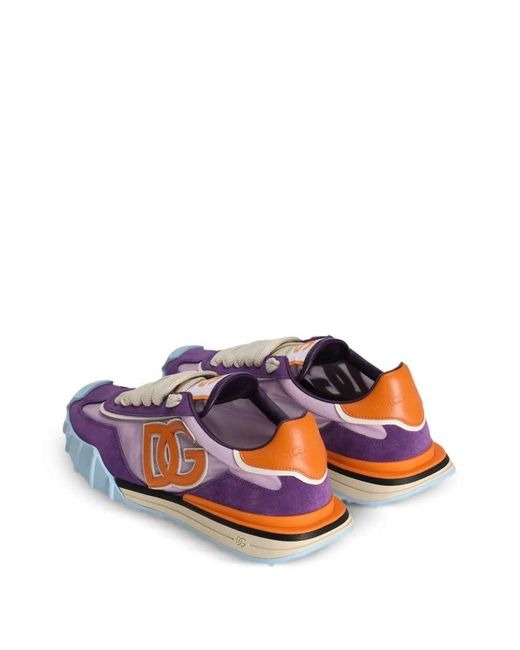 Dolce & Gabbana White Sneakers With Dg Logo