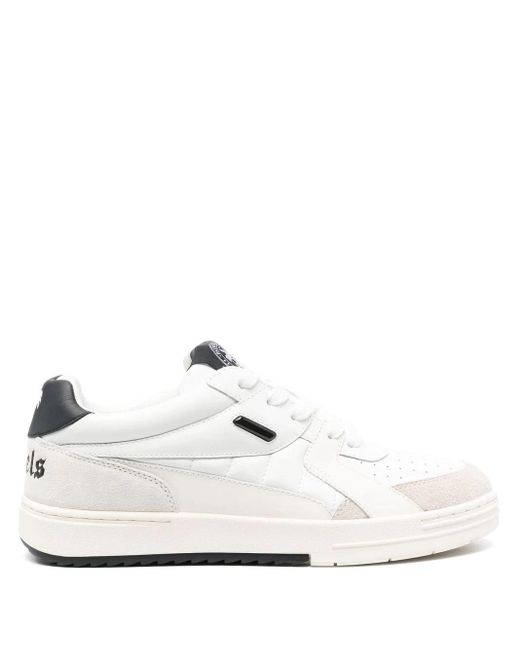 Palm Angels White University Low-top Sneakers for men
