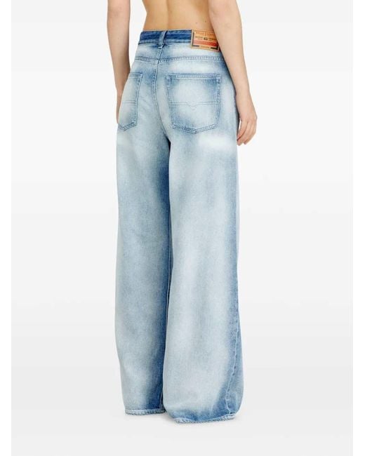 DIESEL Blue D-Sire Wide-Leg Jeans, 1996