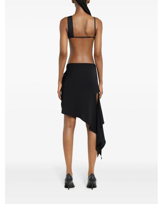 Gonna Con Nodo di Courreges in Black