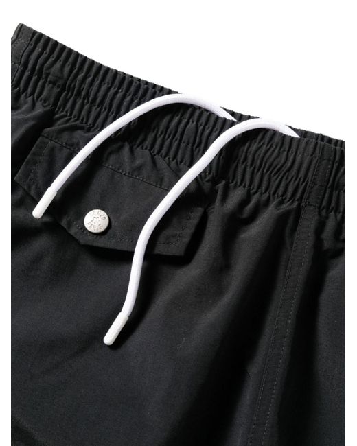 KENZO Black Logo Swim Shorts for men