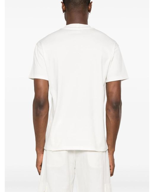 Lardini White Crew Neck T-Shirt for men
