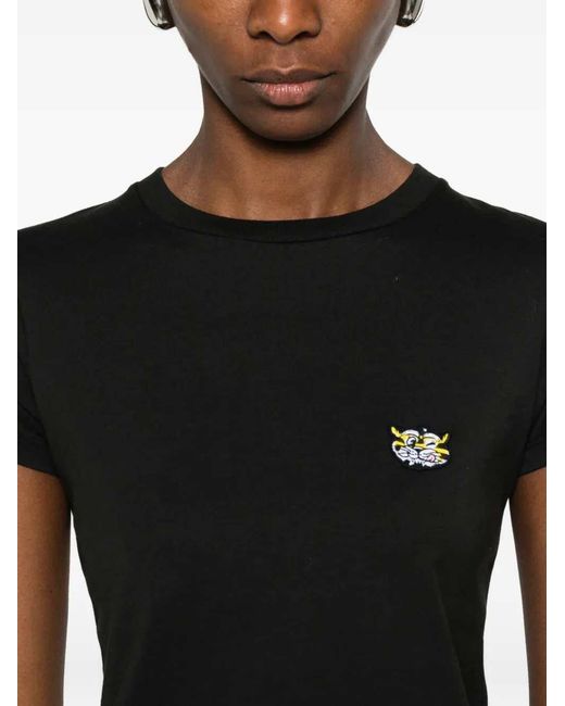 KENZO Black Tiger Embroidered T-Shirt