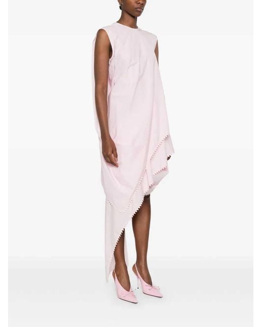 Jacquemus Pink Bolversin Long Dress