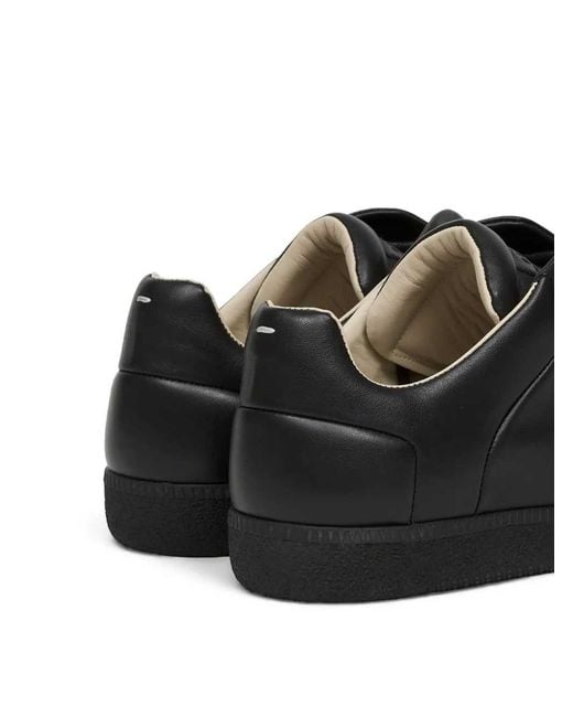 Maison Margiela Black Slip-On Sneakers for men