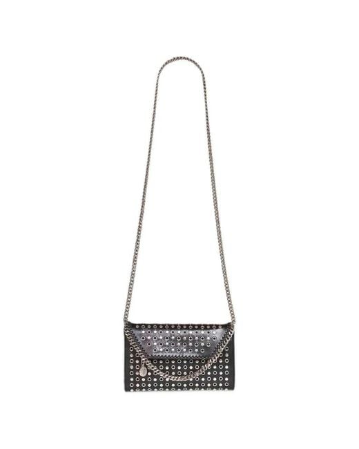 Stella McCartney White Falabella Wallet With Chain
