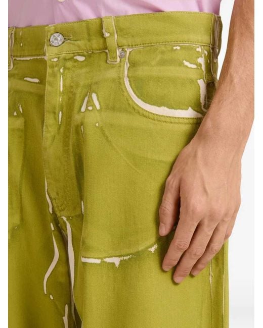 Marni Green Trousers for men