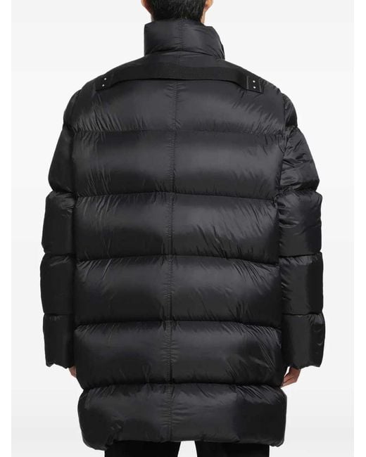 Rick Owens Blue Tortoise Down-Filled Coat for men