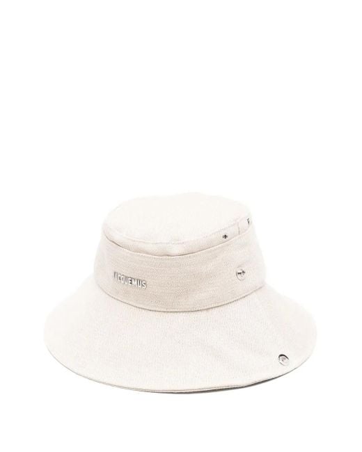 Cappello Bucket Le Bob De-Nimes-Donna di Jacquemus in White