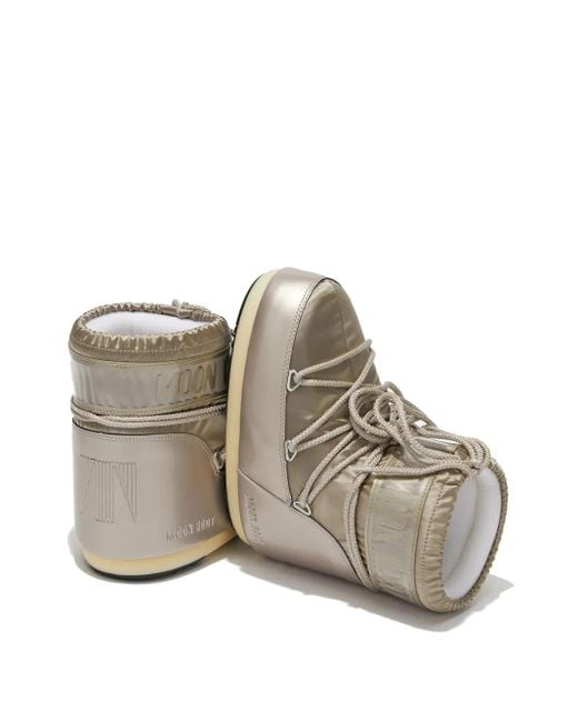 "Icon" Low Glance Boot di Moon Boot in Natural