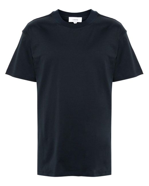 Lardini Blue Crew Neck T-Shirt for men