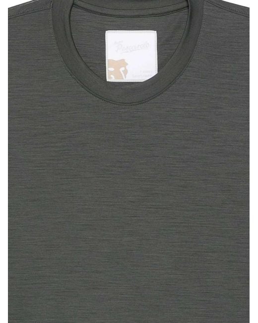 Marco Pescarolo Green Crew-Neck, Short-Sleeved T-Shirt for men