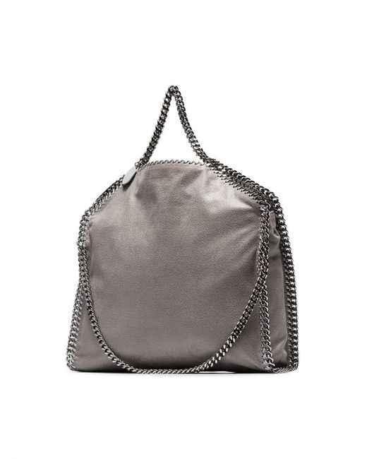 Stella McCartney Gray Falabella Foldover Bag