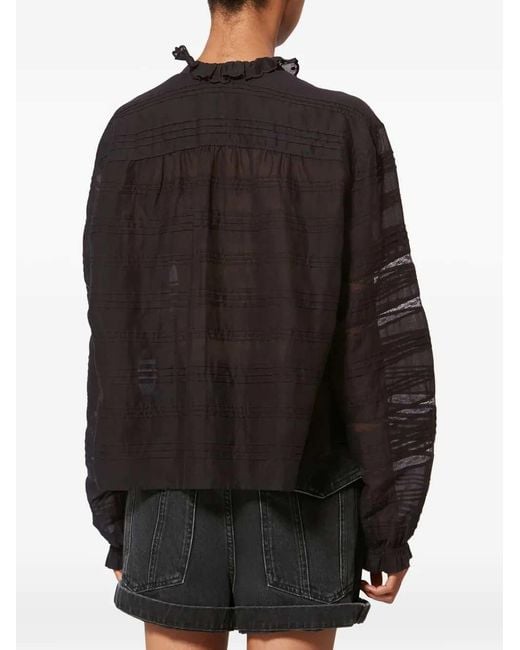 Isabel Marant Black Peline Top